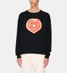 Pull droit en coton signature Kenzo