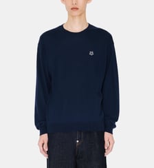 Pull en laine à motif brodé Kenzo
