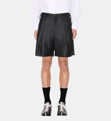 Short ample en laine et soie taille haute Kenzo