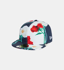 Casquette visière plate imprimé signature Kenzo