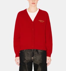 Cardigan en laine à motif Kenzo