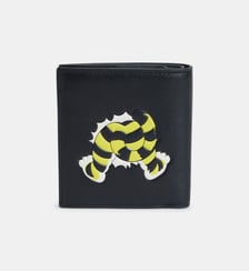 Petit portefeuille en cuir imprimé Kenzo