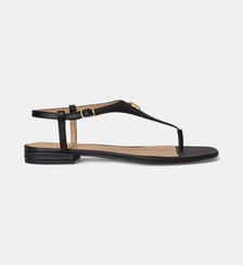 Sandales plates en cuir Lauren Ralph Lauren