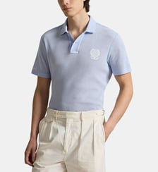 Polo signature Wimbledon en maille de coton ajourée Polo Ralph Lauren