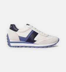 Baskets basses Dani en daim et cuir Lauren Ralph Lauren