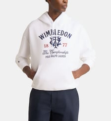 Hoodie droit Wimbledon coton  Polo Ralph Lauren