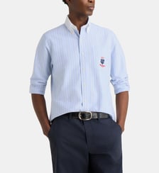 Chemise droite rayée coton bio Polo Ralph Lauren