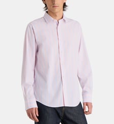 Chemise ajustée rayée en coton Gant