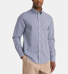 Chemise droite à carreaux vichy en coton Gant