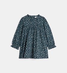 Robe évasée Tulipe popeline coton bio Cadet Rousselle