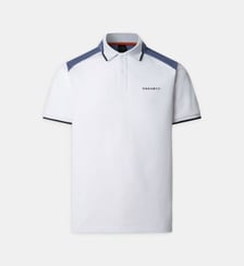 Polo droit bicolore signature Hackett London