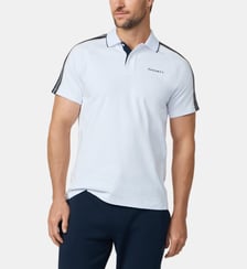 Polo droit coton bandes contrastantes Hackett London