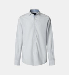 Chemise droite coton mélangé rayé Hackett London