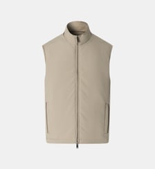 Gilet zippé sans manches col montant Hackett London
