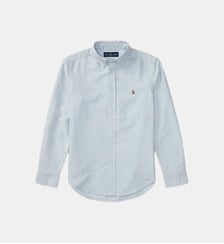 Chemise droite rayée en coton Polo Ralph Lauren
