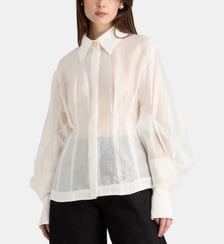 Chemise Murphie semi transparente Aje