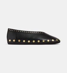 Ballerines plates Jenny cloutées Ganni