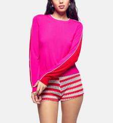 Pull droit col rond en laine From Future
