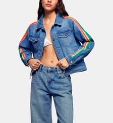 Veste Bandes Multicolores From Future
