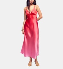 Robe longue sans manches en soie From Future