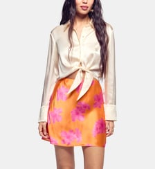 Chemise droite en soie From Future