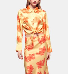 Chemise droite en soie From Future