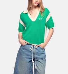 Pull col polo en cachemire From Future