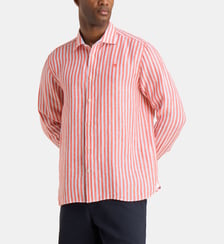 Chemise droite rayée en lin North Sails
