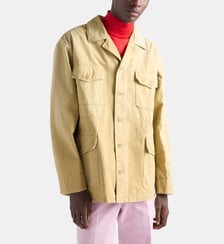 Blouson droit en coton Prada