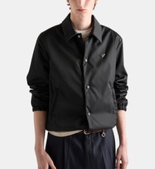 Blouson droit en Re-Nylon signature Prada