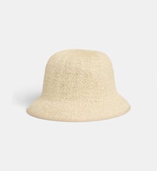 Chapeau cloche ajustable Cleore paille Galeries Lafayette