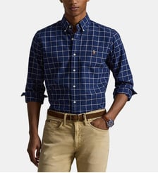 Chemise droite à carreaux Polo Ralph Lauren