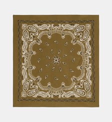 Foulard bandana Twin motif cachemire en coton bio Galeries Lafayette