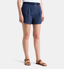 Short Escale Azul ceinture coton Galeries Lafayette