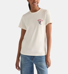 T-shirt droit en coton Wrangler