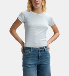 T-shirt droit à rayures Lee
