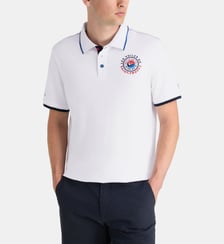 Polo droit signature en coton piqué  North Sails