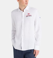 Chemise droite signature en lin North Sails