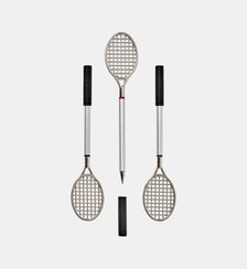 3 stylos à bille en forme de raquette de tennis Gentlemen's Hardware