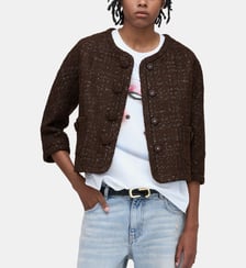 Veste droite tweed Marc Jacobs