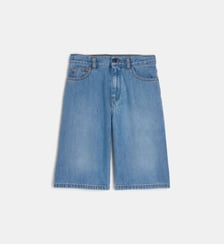 Short large en denim Palm Angels