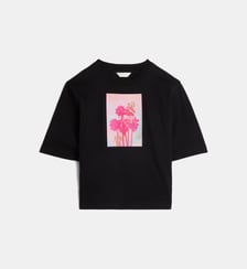 T-shirt à motif signature en coton Palm Angels