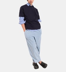Jogging droit en coton American Vintage