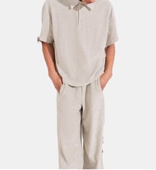 Jogging ample en coton mélangé American Vintage