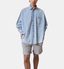 Chemise ample en coton American Vintage