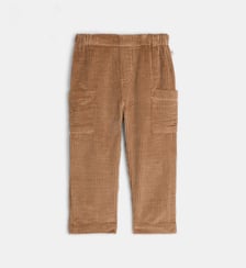 Pantalon cargo droit Tichael velours milleraies Cadet Rousselle