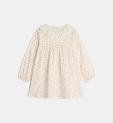 Robe évasée Trésor fleurs rayures coton bio Cadet Rousselle