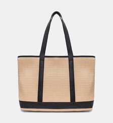 Sac cabas Satine raphia Cherry Paris