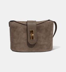 Sac à main bandoulière Prisca en cuir Cherry Paris