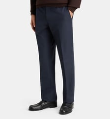 Pantalon de costume ajusté Barmand en coton et laine  Comptoir GL